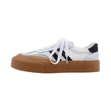 woloong Women's Wht Retro White Egg For Sneakers