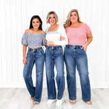 2025 Popular, , New Popular trade new   spring new blue washed straight temperament jeans women's clothing