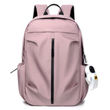 Backpack Casual Fashion Brand Street Simplicity Backpack Oxford Cloth Water Repellent Men's and Women's Schoolbags Middle School Students