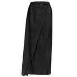 Folds spring new basic suit Korean version temperament versatile long-sleeved top skirt suit women