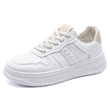 woloong Women's Bottom Spring Korean Style White Female Comfort Sneakers