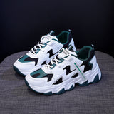 woloong Women's Limited Sizes Special Offer Korean Platform Sneakers