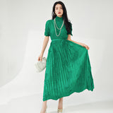 2025 Women's high-end summer dress, hot Popular trade clothes, loose lace-up a-word skirt, thin temperament skirt