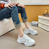 woloong Attractive Style Clunky Female Spring Sports Sneakers