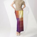 2025 basic hot-selling skirt women's clothing high-end elastic waist loose one step fashionable versatile hip skirt