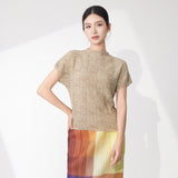 2025 2025 Summer Top Women's Design Sense Niche Loose Casual Pullover Fashion Hot Style  Short Sleeve T-Shirt