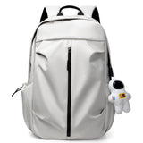 Backpack Casual Fashion Brand Street Simplicity Backpack Oxford Cloth Water Repellent Men's and Women's Schoolbags Middle School Students