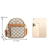 WOLOONG 2025Bag women's mobile phone bag popular new Korean version small bag old flower vertical light middle-aged temperament women's shoulder messenger bag