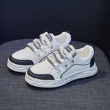woloong Women's Platform White Spring Korean Style Low-top Sports Sneakers