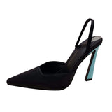 WOLOONG Women's For All-matching Graceful Fashion Pointed Stiletto Heels