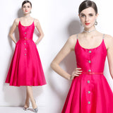 sexy suspender diamond backless gorgeous socialite big skirt dress dress dress long dress