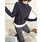 2025  spring new design fake two pieces niche fake two pieces base slim and thin outer top 1928