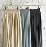 2025  welfare payment, non-refundable and non-exchangeable retro simple temperament skirt loose high-end versatile long dress 3218