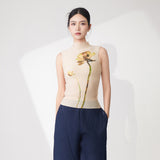 2025 counter quality basic T-shirt top temperament slim elastic sleeveless fashion versatile women's summer clothes