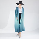2025 Hot trade dress women's summer high sense fashion gradual change loose bat sleeve cardigan Muslim robe tide
