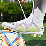 Factory Wholesale Soccer Shoes Boys and Girls Broken Order Teenagers Non-Slip Wear-Resistant Professional Competition Training Long Order Soccer Shoes