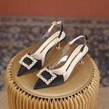 woloong Classy Women's Classic Style Pointed High Heels