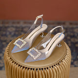 woloong Classy Women's Classic Style Pointed High Heels