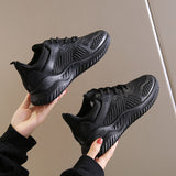 woloong Women's Spring Korean Sports Breathable Daily Dance Sneakers