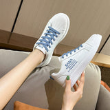 woloong Summer White Female Korean All-match Shell Sneakers