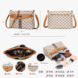 WOLOONG 2025Cross-border large bags, women's high sense of winter new middle-aged women's bags, large capacity mother old flower messenger bags