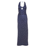 2025 style  spring new women's clothing slim-fitting high-end slim waist long dress temperament suspender dress
