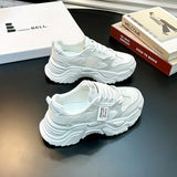 woloong Attractive Style Clunky Female Spring Sports Sneakers