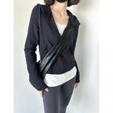 2025  spring new design fake two pieces niche fake two pieces base slim and thin outer top 1928
