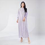 2025 ladies new dress high-end bronzing loose large size Popular trade hot-selling temperament elegant dress long dress
