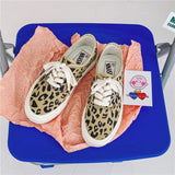 woloong Stylish Women's Print Korean Style Stitching Sneakers