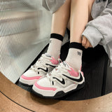 woloong Innovative Attractive Women's Breathable Korean White Sneakers