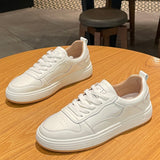 woloong Unique Genuine Flat Female Springtide Sports Sneakers