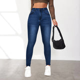 2025 New Autumn Spice Girls Skinny Jeans Women's Street High Waist Elastic Pants