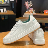 woloong Unique Genuine Flat Female Springtide Sports Sneakers