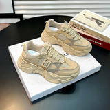 woloong Attractive Style Clunky Female Spring Sports Sneakers