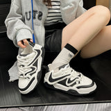 woloong Innovative Attractive Women's Breathable Korean White Sneakers