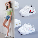 woloong Women's White Spring Versatile Breathable Thin Soft Sneakers