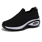 woloong Women's Versatile Air Cushion Running Comfortable Flying Sneakers