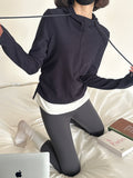 2025  spring new design fake two pieces niche fake two pieces base slim and thin outer top 1928