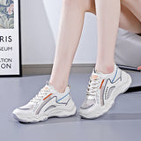 woloong Comfortable Women's Korean Style Clunky Female Sneakers