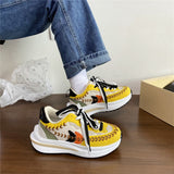 woloong Women's & Men's And Couple Platform Heightened Daddy Trendy Sneakers