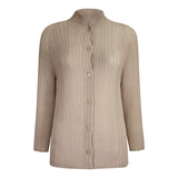 Comfortable women's clothing spring new long-sleeved shirt non-ironing pleated shirt design sense niche top jacket women