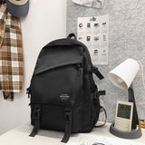 Backpack Men's Casual Simple Large Capacity Travel Backpack Women's All-Match Junior High School Student High School and College Student Schoolbag Men