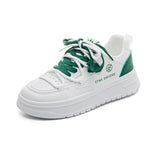 woloong Unique Women's Spring White Sports Daddy Sneakers