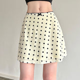 2025 style  spring new women's clothing polka dot short skirt temperament slim high waist A word versatile skirt