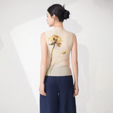 2025 counter quality basic T-shirt top temperament slim elastic sleeveless fashion versatile women's summer clothes