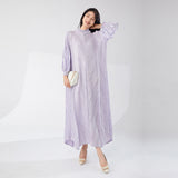2025 ladies new dress high-end bronzing loose large size Popular trade hot-selling temperament elegant dress long dress
