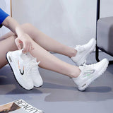 woloong Women's Breathable Mesh Summer Thin Flying Woven Sneakers