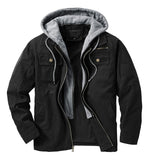 2025 Stereo heavy industry tough guy style independent station  wish men's coat long sleeve jacket