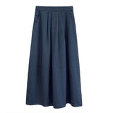 2025  welfare payment, non-refundable and non-exchangeable, old money style temperament Korean version retro waist medium and long skirt women 5758